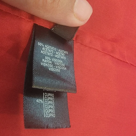 La Perla red sheath cocktail dress with beading shoulder details size 6 - Picture 10 of 15